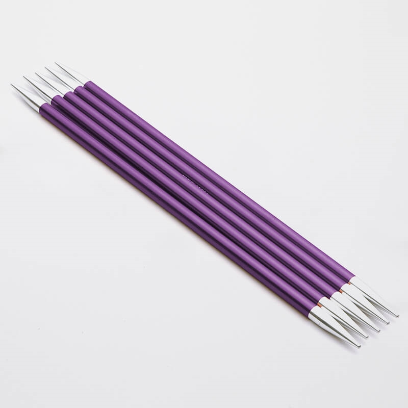 Knit Pro Zing strømpepinde 20cm 4,5 mm